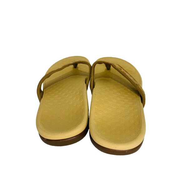 Vionic Tide II FLip FlopTan Gold Women's Orthotic Support Thong Sandals 6 Beach - Picture 4 of 8